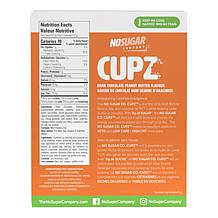 No Sugar Company 60-count Cupz - Peanut Butter and Fudge Brownie - AS