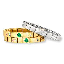 Nomination Italy Inspirational Links Stainless Steel Stretch Bracelet