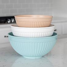 Nordic Ware 3-piece Prep and Serve Mixing Bowl Set