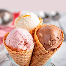 Nostalgia 4-Quart Electric Ice Cream Maker with Easy-Carry Handle