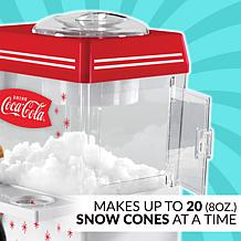 Nostalgia Coca-Cola Snow Cone Maker and Shaved Ice Storage
