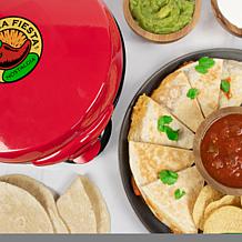 Nostalgia EQM200 Electric Quesadilla Maker w/ Extra Stuffing Latch