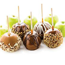 Nostalgia Lazy Susan Chocolate & Caramel Apple Party Fondue Set