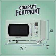 Nostalgia Mid-Century Retro 0.9 Cu. Ft. Microwave - Seafoam Green