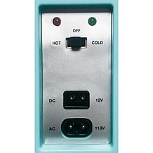 Nostalgia Retro 6-Can Cooling and Heating Refrigerator in Aqua