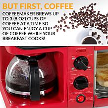 Nostalgia Retro Breakfast Station in Red