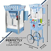 Nostalgia SCC200 53-In. Tall Vintage Collection Snow Cone Cart