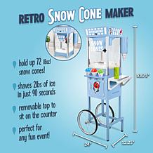 Nostalgia SCC200 53-In. Tall Vintage Collection Snow Cone Cart