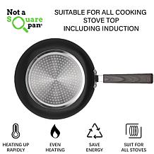 Not A Square Pan 8" Nonstick Frypan 2-pack