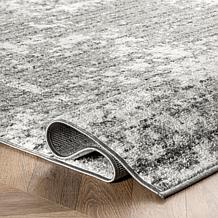 nuLOOM 2' 5" x 9' 5" Grey Deedra Modern Abstract Area Rug