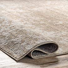 nuLOOM 2' 8" x 8' Beige Deedra Modern Abstract Area Rug