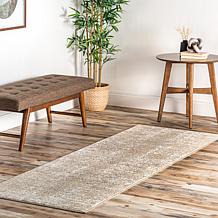 nuLOOM 2' 8" x 8' Beige Deedra Modern Abstract Area Rug