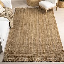 nuLOOM 3' x 5' Daniela Farmhouse Chunky Jute Area Rug
