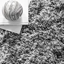 nuLOOM 3' x 5' Gray Kristan Modern Shag Area Rug