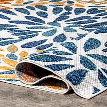 nuLOOM 3' x 5' Monique Floral Indoor/Outdoor Area Rug 