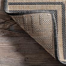 nuLOOM 4' x 6' Asha Simple Border Indoor/Outdoor Area Rug