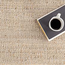 nuLOOM 4' x 6' Elfriede Farmhouse Jute Blend Area Rug 