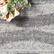 nuLOOM  4' x 6' Grey Tristan Contemporary Waves Area Rug