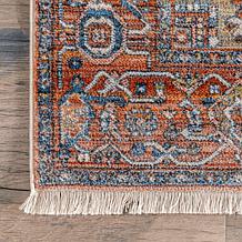 nuLOOM 4' x 6' Harriet Vintage Medallion Fringe Area Rug 