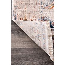 nuLOOM 4' x 6' Harriet Vintage Medallion Fringe Area Rug 