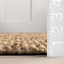 nuLOOM 4' x 6'Daniela Farmhouse Chunky Jute Area Rug