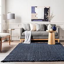 nuLOOM 4'x6' Daniela Farmhouse Chunky Jute Area Rug