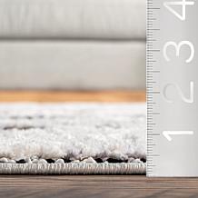 nuLOOM 5' 3" x 7' 7" Ansley Moroccan Lattice Tassel Area Rug 
