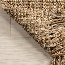 nuLOOM 5' x 7' 6" Daniela Farmhouse Chunky Jute Area Rug 