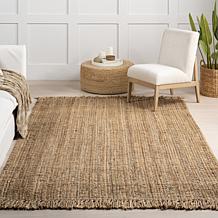 nuLOOM 5' x 7' 6" Daniela Farmhouse Chunky Jute Area Rug 