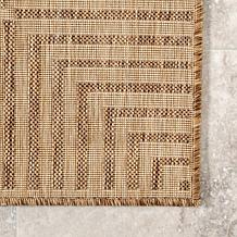 nuLOOM 5' x 8' Asha Simple Border Indoor/Outdoor Area Rug