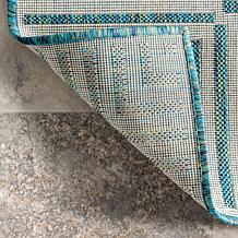 nuLOOM 5' x 8' Asha Simple Border Indoor/Outdoor Area Rug