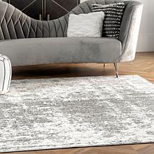 nuLOOM 5' x 8' Grey Deedra Modern Abstract Area Rug 
