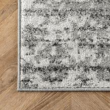 nuLOOM 6' 7" x 9' Grey Deedra Modern Abstract Area Rug