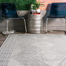 nuLOOM 6' 7" x 9' Ranya Tribal Indoor/Outdoor Area Rug