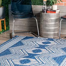 nuLOOM 6' 7" x 9' Ranya Tribal Indoor/Outdoor Area Rug