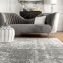 nuLOOM 7' 6" x 9' 6" Grey Deedra Modern Abstract Area Rug