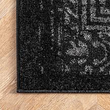 nuLOOM Arlena Vintage Traditional Area Rug 3' x 5' Black