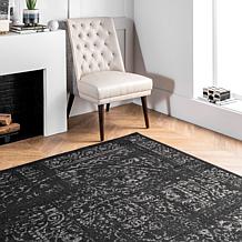 nuLOOM Arlena Vintage Traditional Area Rug 3' x 5' Black