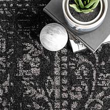 nuLOOM Arlena Vintage Traditional Area Rug 4' x 6' Black
