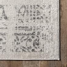 nuLOOM Arlena Vintage Traditional Area Rug - 4' x 6' Gray