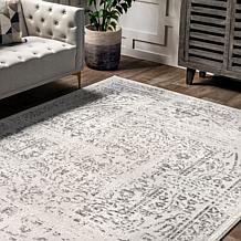 nuLOOM Arlena Vintage Traditional Area Rug - 4' x 6' Gray