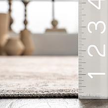 nuLOOM Brielle Machine Washable Vintage Medallion 8' x 10' Area Rug 