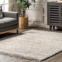 nuLOOM Brooke 3' x 5' Shag Tasseled Area Rug
