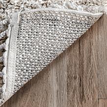nuLOOM Brooke 4' x 6' Shag Tasseled Area Rug
