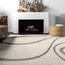 nuLOOM Carolyn Modern Shag Area Rug - 2' 6" x 6' Cream
