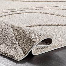 nuLOOM Carolyn Modern Shag Area Rug 4' x 6' Cream