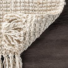 nuLOOM Daniela Farmhouse Chunky Jute Area Rug - 5' x 7' 6" Off White