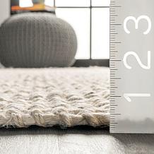 nuLOOM Daniela Farmhouse Chunky Jute Area Rug - 5' x 7' 6" Off White