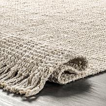 nuLOOM Daniela Farmhouse Chunky Jute Area Rug - 6' x 9' Off White