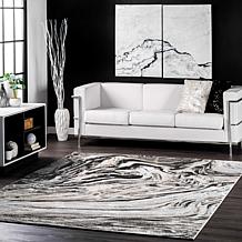 nuLOOM Drea Marble Abstract 4' 3" x 6' 3" Area Rug